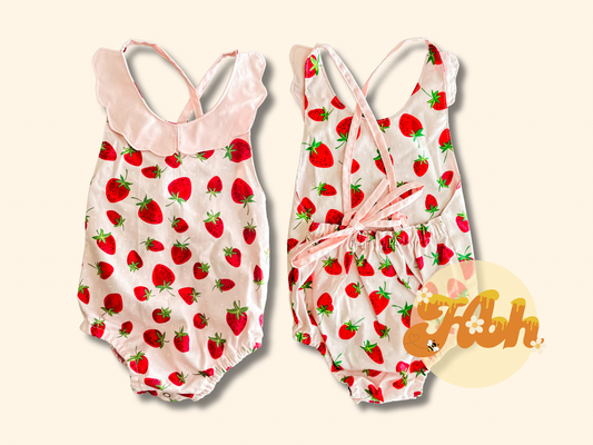 Strawberry Soho Romper